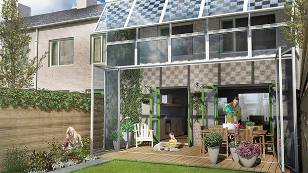 Het energieneutrale huis van TU Delft